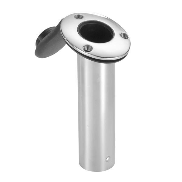 ロッドホルダー ステンレス 船 シルバー 銀色 15度 シングル 釣り竿