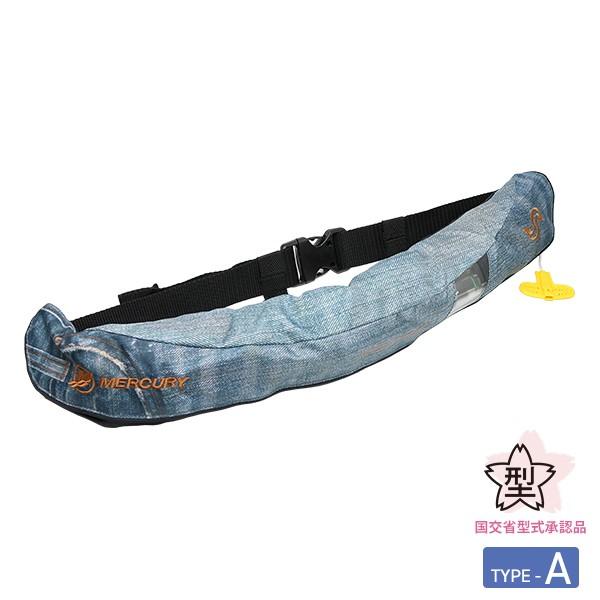 Mercury マーキュリー 自動膨張式ライフジャケット デニム柄 腰巻 67 1805 キサカダイレクト Yahoo 店 通販 Yahoo ショッピング