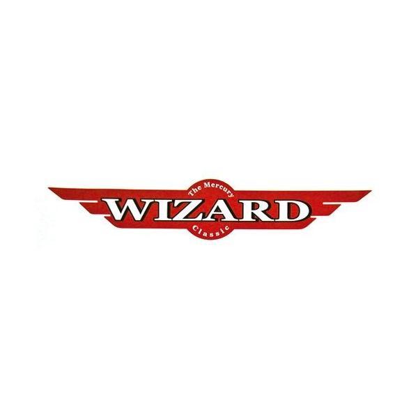 商品コード：67-811714WIZARD/ウィザードのロゴデカール(ステッカー)です。ウィザードアルミボートのサイドハルに貼られているネームデカルと同一品です。◆縦125mm×横600mm※ 旧品番37-811703J14からの品番変更品...