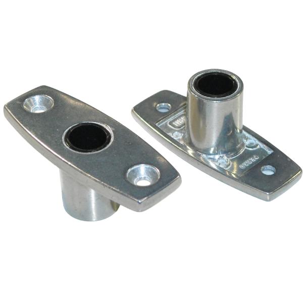 商品コード：730355材質:真鍮 亜鉛メッキクラッチシャフト穴部 黒色プラスチック製スリーブ付き寸法:クラッチシャフト穴 内径=1/2"(12.3mm)外径=21.0mm x 首下長さ=25.0mmベース外径=72.5mm x 28.0m...