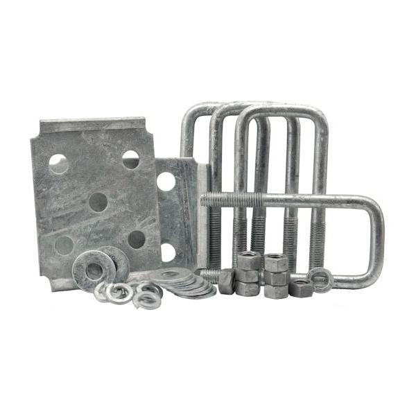 商品コード：781185アクスルシャフト(車軸)をリーフスプリング(板バネ)に固定する際に使用するUボルトとプレートのキットです。◆アクスルUボルト＆プレートキット内容/Uボルト×4ロックナット×8プレート×2◆材質：スチール(亜鉛メッキ)...