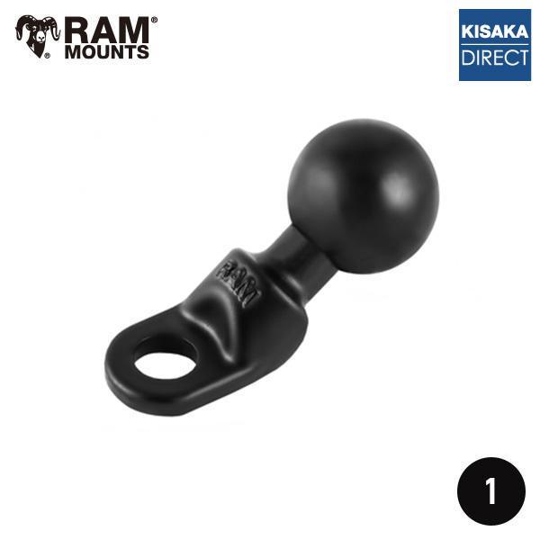 商品コード：881231バイクのミラーフレームへ取り付けるためのボールマウントです。直径9mmの取付穴を備えています。ボールマウント部分は、取付面から少し角度が付いているため、ほかのパーツに干渉せずにアームパーツを取付可能です。◆ボールサイ...