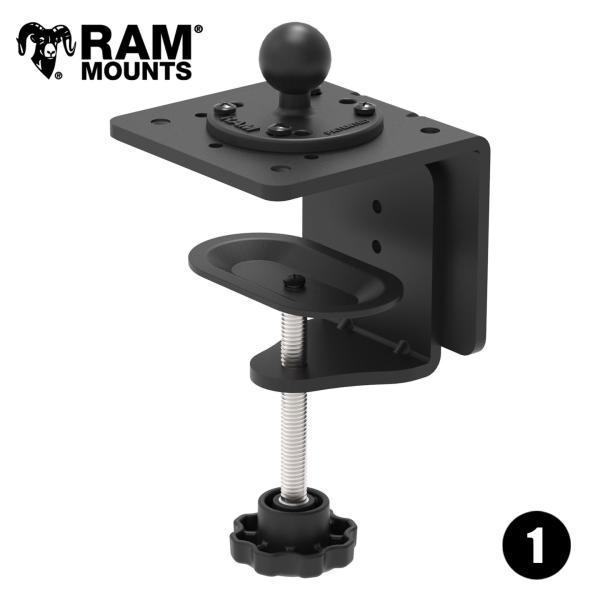 // 即納 // ラムマウント RAM-B-202U-CC1 ヘビーデューティークランプベース 1インチボールラウンドベース RAM MOUNTS