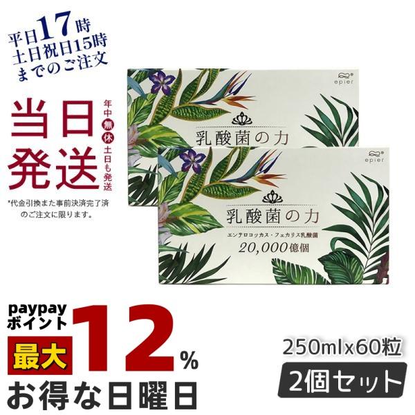 エピエ 乳酸菌の力 epier FLORA COLLECTION 20000億個 250mg×60粒 お得