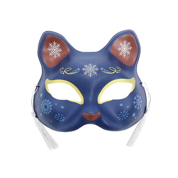 お面 猫面 三十四/雪(6枚） : お祭り問屋の岸ゴム - 通販 - Yahoo