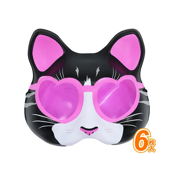 お祭り♡うさぎちゃん♡猫お面 お面 猫面 三十七/ハートサングラス(6枚）お祭り ネコ面 : お祭り問屋