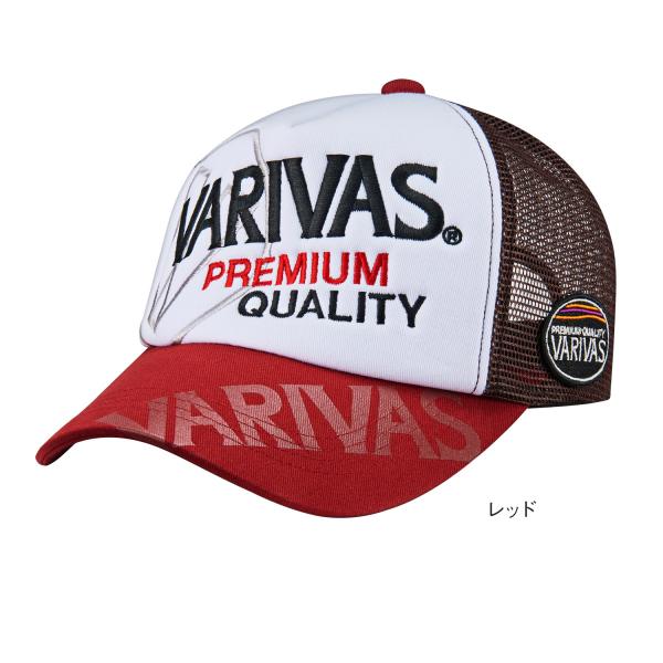 VARIVAS（バリバス） ハーフメッシュキャップ VAC-71 レッド