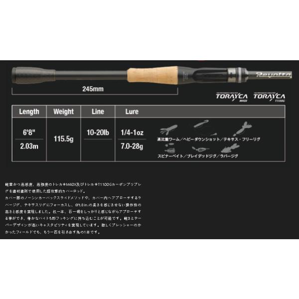 JACKALL（ジャッカル） リボルテージ RVII-C68MH : アングラーズプラザ
