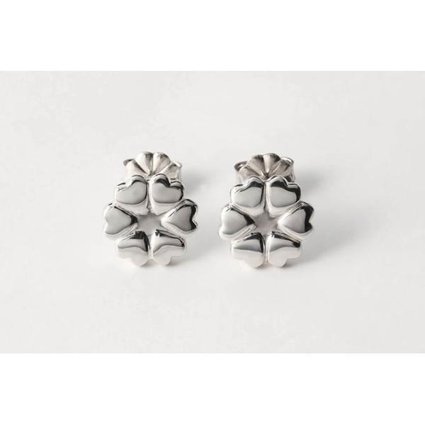 美品 Tiffany&Co. ティファニー クラウンオブハート シルバー ピアス kishiwakithe-net_3018