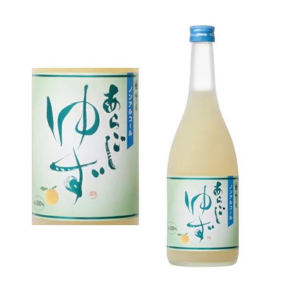 梅乃宿　あらごしゆず.もも ノンアルコール　6本 梅乃宿酒造 梅乃宿 ノンアルコール あらごしゆず 720ml ノンアルコール