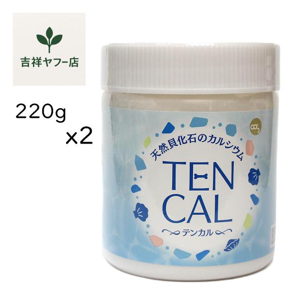 天然貝化石のカルシウム TENCAL テンカル 220g 北海道八雲産100％ カルシウム粉末 無味無臭 ミネラル創和