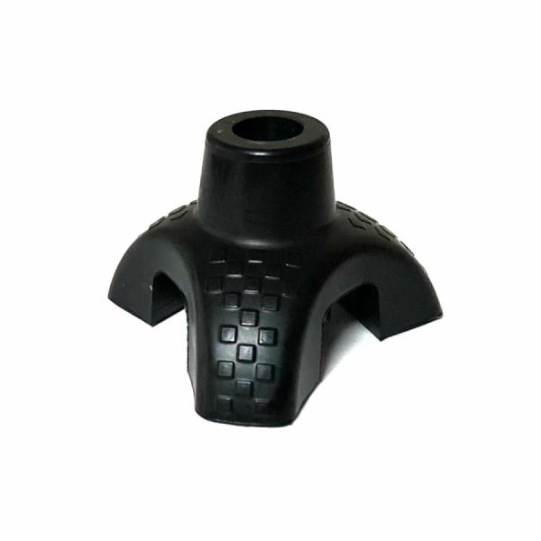 商品名 杖先ゴム 3点式 16mm用 黒 ボンボンステッキ適合<br>サイズ 外径16mmのステッキに対応<br>柄・カラー ブラック<br>素材 合成ゴム<br>商品について<br&g...