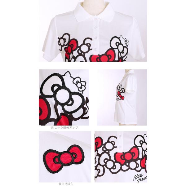 限定hello Kittyコラボ キティちゃんリボン柄ポロシャツ ゴルフ ウェア レディース 女性用 Buyee 日本代购平台 产品购物网站大全 Buyee一站式代购 Bot Online