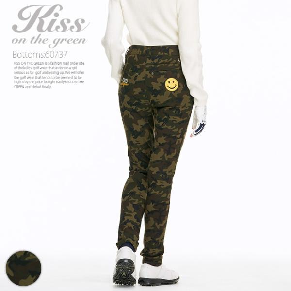 G/FORE イエロー迷彩柄 ゴルフウェアセット　38.M KISS ON THE GREEN ゴルフウェア レディース パンツ ロング / 迷彩柄