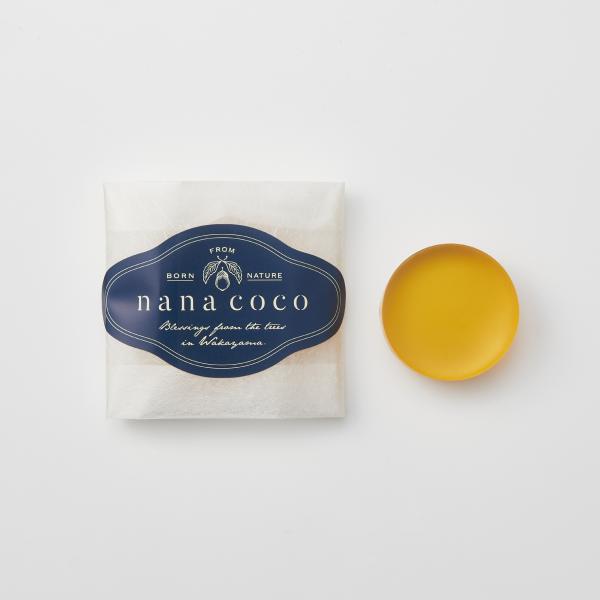 【お試し用】無添加 洗顔石鹸 nanacoco石鹸(レモングラス) 15g 馬油 木酢石鹸 携帯用 トラベル 乾燥肌 保湿 しっとり 敏感肌 ニキビケア 低刺激 日本製 洗顔