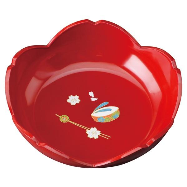 菓子鉢 梅型 赤溜 花かがり 21cm お菓子入れ おしゃれ 来客 紀州器楽や Yahoo 店 通販 Yahoo ショッピング