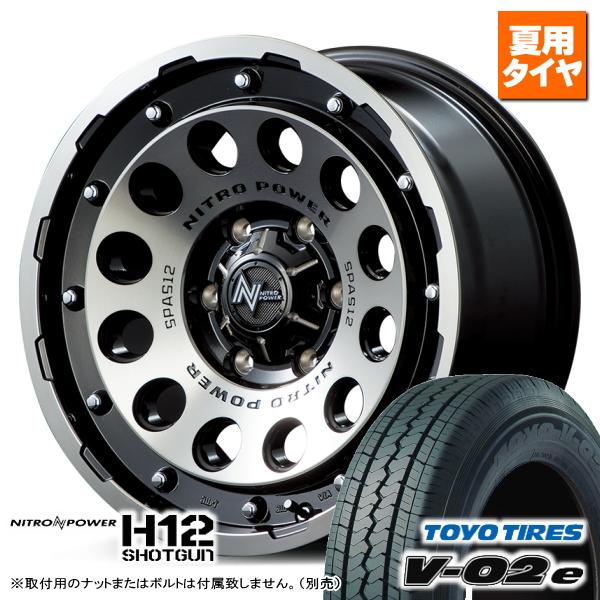 NITRO POWER トヨタ ハイエース 200系 トーヨー V-02e 195/80R15