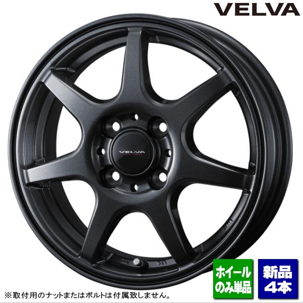 トヨタ サクシード/プロボックス/etc 新品ホイールのみ4本 VELVA WONDER 13インチ 5.00B +36 4H 100P ▲個人宅宛ては別途送料