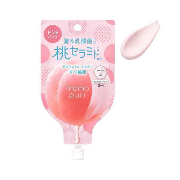 ももぷり フレッシュドットパック 12g 桃セラミド 乳酸菌 洗い流す