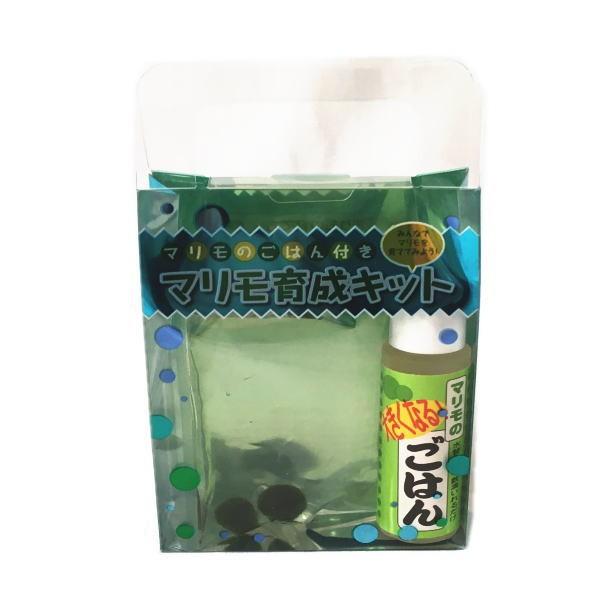 簡単なまりも育成セットです。みんなでマリモを育ててみよう♪直径約１センチの養殖マリモが２個とマリモのごはんが１個のセットです。簡単なまりもの育て方がパッケージの裏に記載されております。◆　簡単なまりもの育て方　◆・１週間に一度、水を取り替え...