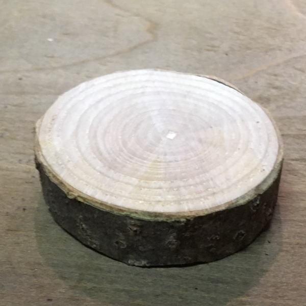 置物用 丸太台 皮付き【直径約3〜5センチ サイズ】 国産 北海道産