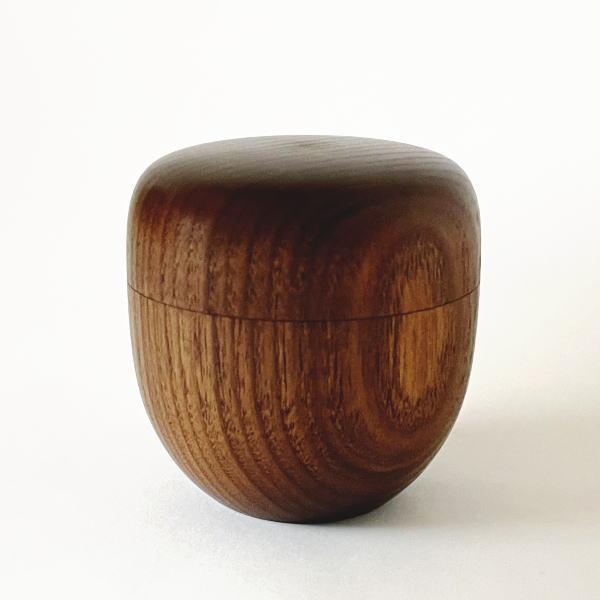 佐藤豊樵 作 槐 喜寿瓢茶器 好 仙恭 天然木 棗 共箱 茶器 茶道具 美品 kitagunikiriri_menhk1