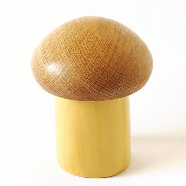 木製 きのこ 置物（ドライバー付き） 日本製 北海道製 クラフト