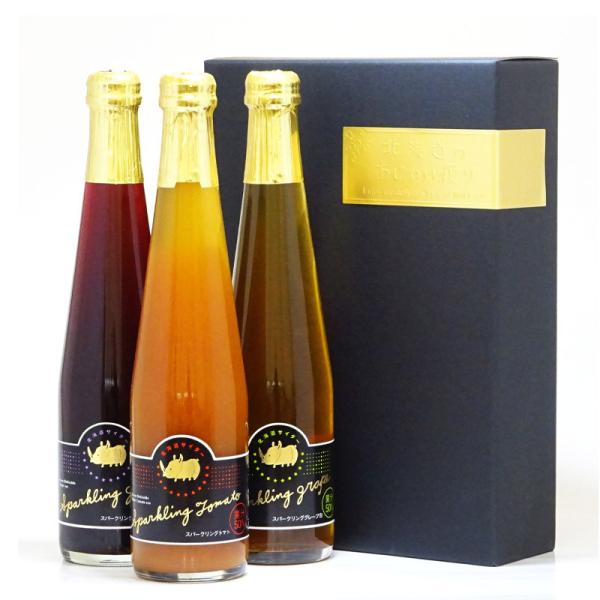 北海道サイダー北海道のあじわい便りギフトセット O-3 ／くだもの・野菜ジュースギフトセット｜3種類から自由に詰め替え可能（北海道アグリマート）