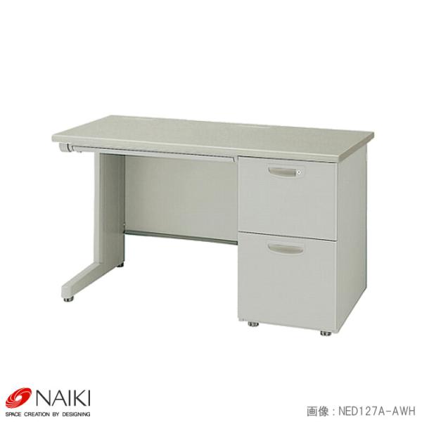 オフィス家具 片袖デスク NED117A-AWH 幅1100×奥行700×高さ700mm
