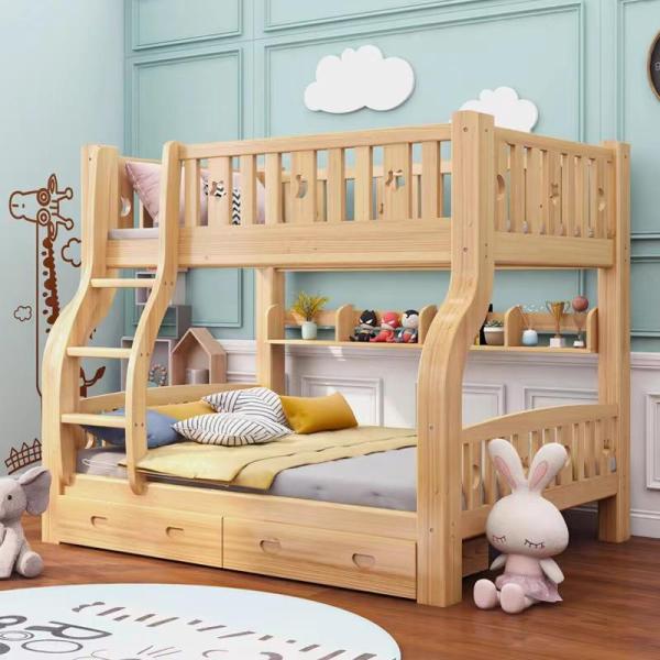 木製実木子母ベッド二段ベッド上下上下上ベッド高低ベッド子供ベッド大人母子ベッド