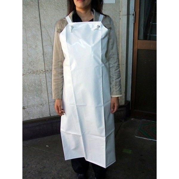 防水前掛　胸付き　ネオフレッシュ100　白、ミント、スカイ、ピンク　日本製