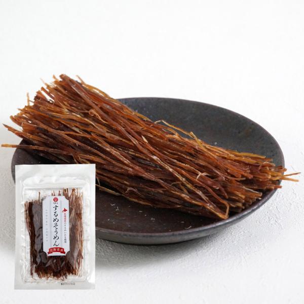 するめそうめん40g　江戸屋　北海道産いか使用・細切りで食べやすい定番珍味