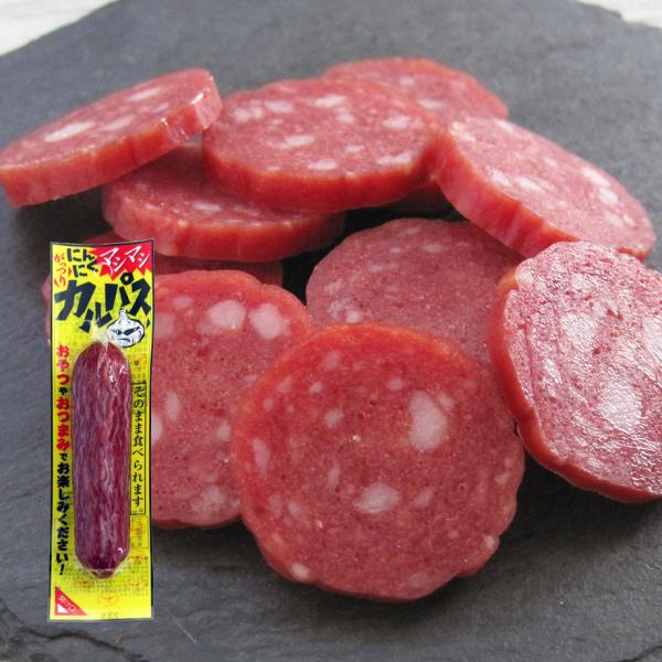 にんにくマシマシカルパス40g　にんにく醤油味 国産鶏肉使用 ガツンと香る濃厚おつまみ