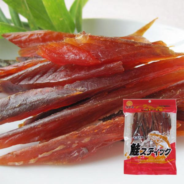 鮭スティック40g　江戸屋　北海道産鮭使用 皮むきで食べやすい鮭とばスティック 噛むほど旨い