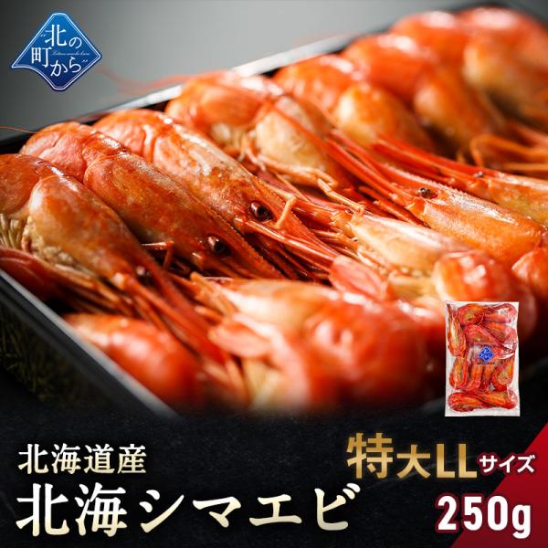 シマエビ 北海道産 北海シマエビ特大250g 目安10尾前後 新鮮な素材の甘みと塩加減にこだわった極上逸品！シマエビ 海老 しまえび