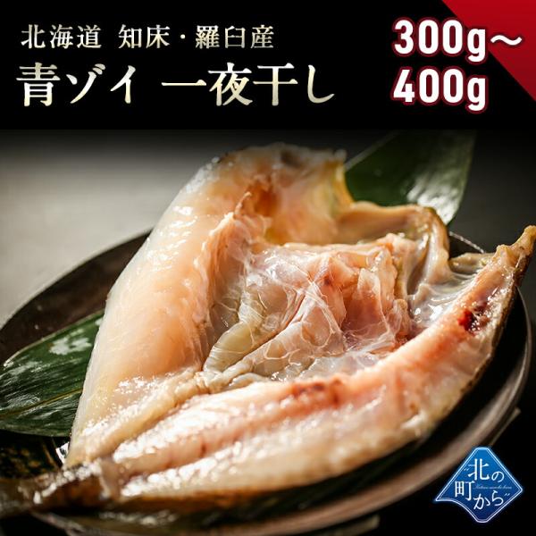 青ゾイ 知床・羅臼産 一夜干し 300g〜400g 大型になるほど脂がのって美味しい！ ソイ アオゾイ そい 青ぞい クロメヌケ