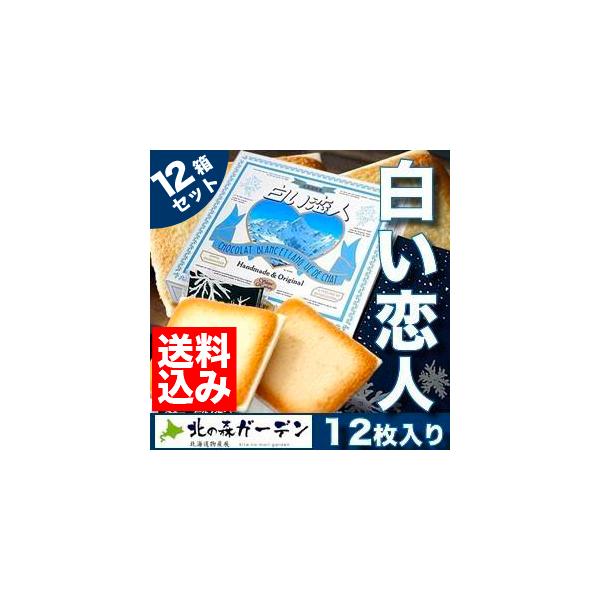 ＜送料込＞ISHIYA（石屋製菓）白い恋人【12枚入】12セット 常温発送 北海道 お土産  スイーツ お菓子 焼き菓子 洋菓子 ラングドシャ ホワイトデー（TSB）
