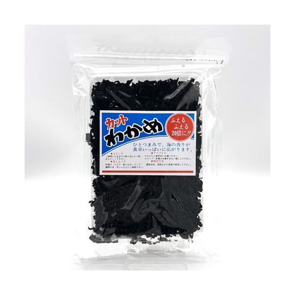 ひとつまみで、海の香りが食卓いっぱいに広がります。■原材料：わかめ（国内産）■内容量：80ｇ■賞味期限：製造から360日■保存方法：有限会社　平和食品■製造者：有限会社　平和食品