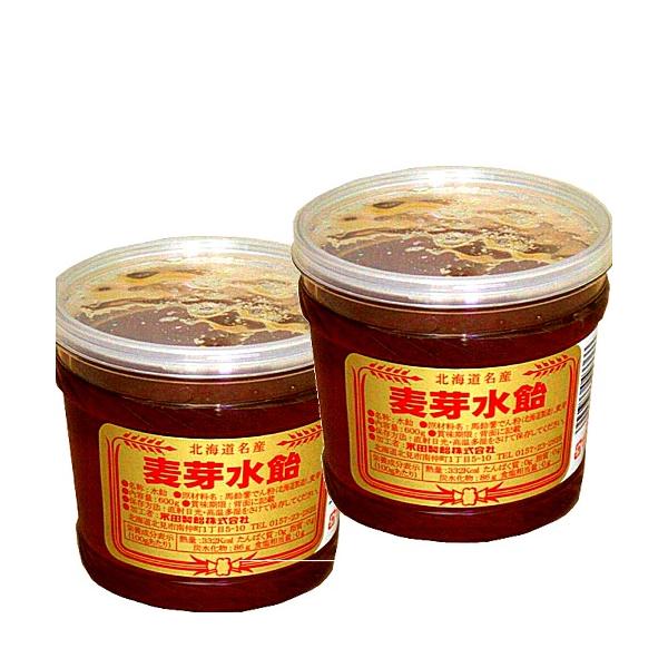 ※同梱の商品がクールの商品がある場合は別途クール代がかかります。北海道名産麦芽水飴です。■内容量:600ｇ×2個　■箱の大きさ:直径10cm×高さ9.5cm■賞味期限:約１年■保存方法:直射日光、高温多湿の場所を避けて保存してください。■製...