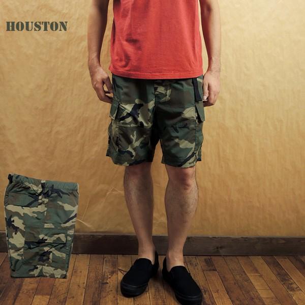 HOUSTON（ヒューストン） ナイロン シェル カーゴ ショーツ 1686 : 着