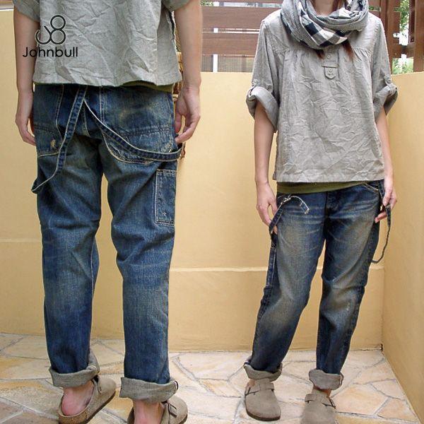 Johnbull（ジョンブル） レディース デニム サスペンダー ワーク