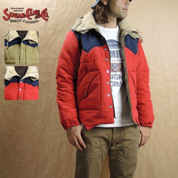 SUGAR CANE シュガーケーン 中綿入り ナイロン パディング ジャケット