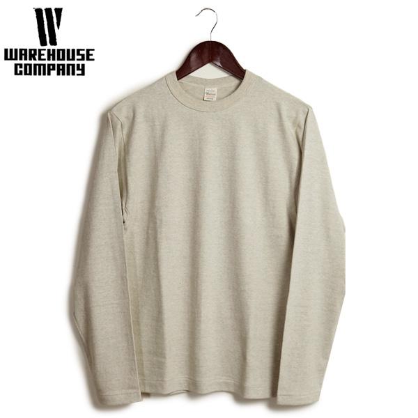 WAREHOUSE（ウエアハウス） 長袖 クルーネック Tシャツ Lot.5906 : 着