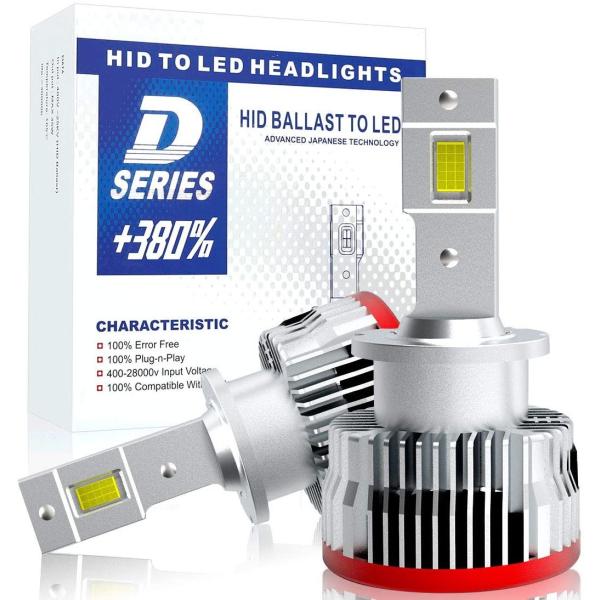 HID屋 LEDヘッドライD2S 専用 6500k ホワイト 35W HID屋 LED ヘッドライト D4S D4R D2S D2R 20200cd(カンデラ