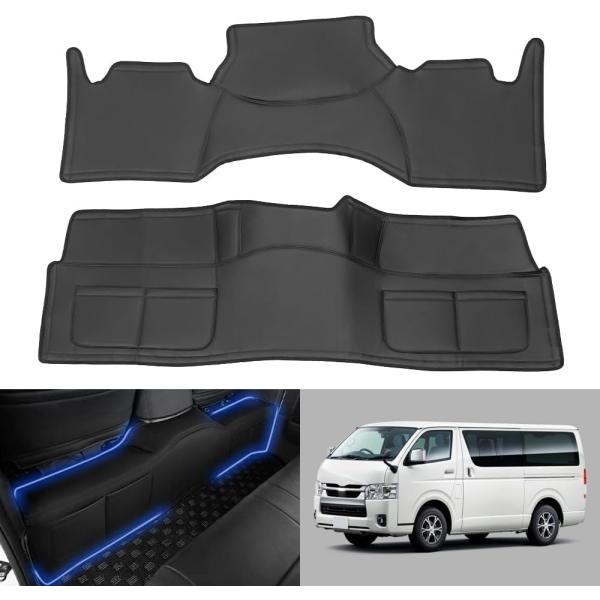 ハイエース デッキカバー LUVLUX×GLASSY 200系 1～6型 F・R 送料無料 ハイエース レジアスエース デッキカバー LUVLUX