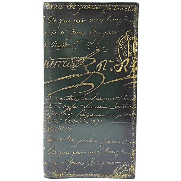 Berluti（ベルルッティ） 超美品 Wスタンプ 豪華 グリーン ゴールデン