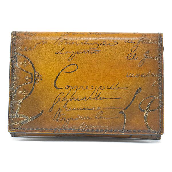 Berluti ベルルッティ インブイア カリグラフィ カードケース　名刺入れ Berluti（ベルルッティ） 美品 スクリット カリグラフィ 美しい