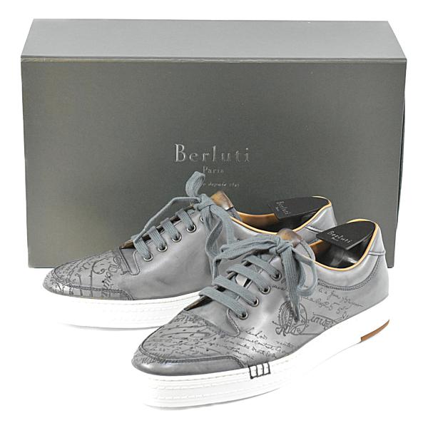 新品ベルルッティBERLUTIスクリットカーディガンスニーカーシューズパティーヌ kitazume-shoji_202407164