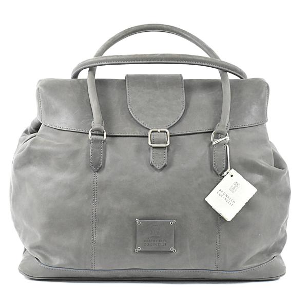 BRUNELLO CUCINELLI（ブルネロクチネリ） メンズ レザー ボストン