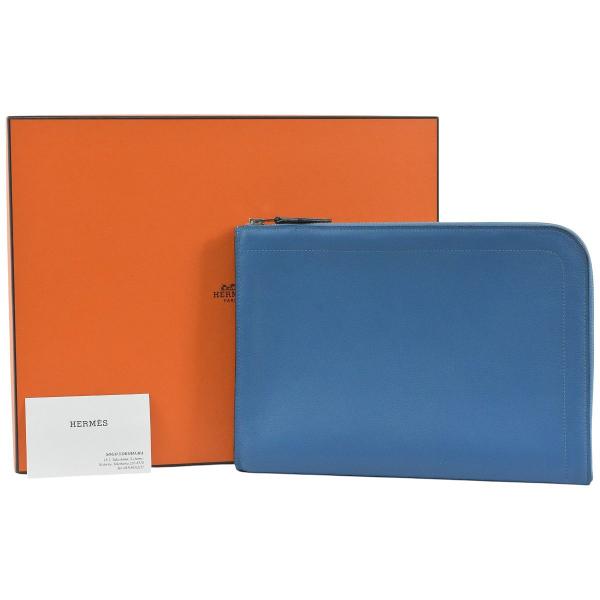 HERMES（エルメス） 超美品 ジップタブレット クラッチバッグ メンズ